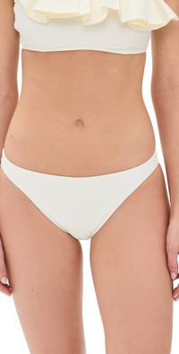 Tanya Taylor Sarita Bikini Bottoms Cream XL