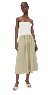 Pistola Denim Mavo Dress White Khaki XL