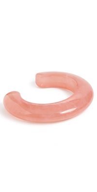 Lizzie Fortunato Ridge Cuff In Marbled Grapefruit Pink One Size