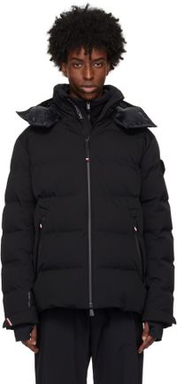 Moncler Grenoble Blouson court Montgetech noir rembourré en duvet