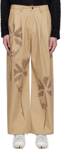 Collina Strada Beige Catchfly Trousers