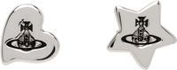 Vivienne Westwood Boucles d'oreilles Priscilla argentées