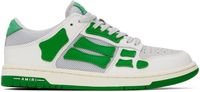 AMIRI Green & Gray Skel Top Low Sneakers