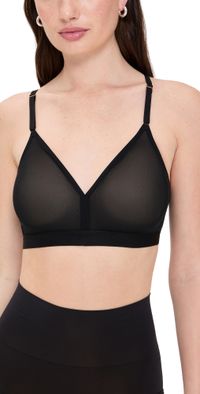 Hanky Panky Mesh Bralette Black S