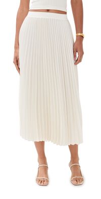 SIMKHAI Melanie Midi Skirt Ivory S
