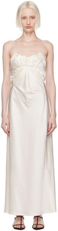 Jil Sander Off-White Evening Maxi Dress