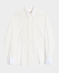 Men's Lace-Plastron Tuxedo Shirt