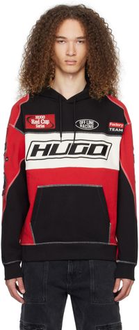 Hugo Black & Red Racing Hoodie