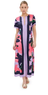 Figue Bessie Dress Pressed Petal Sunset Coral XL