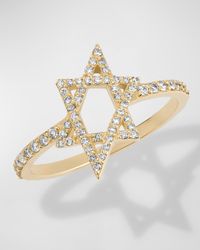 Flawless Star of David Diamond Ring