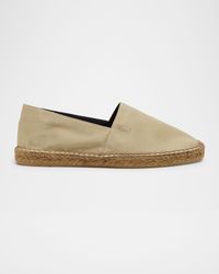 Cotton YSL Slip-On Espadrilles
