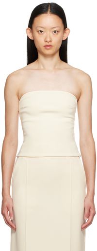 Esse Studios Beige Straight Neck Camisole