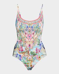 Spirit of Santa Maria Scoop Neck One-Piece Swimsuit