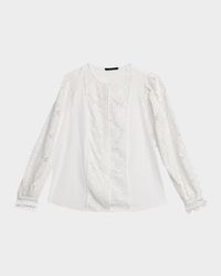 Novi Lace-Embellished Blouse