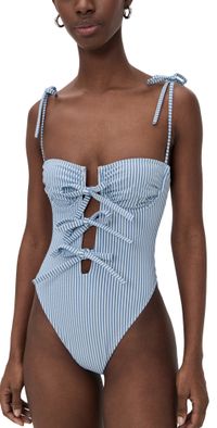 Montce Classic Blue Stripe Trois One Piece Classic Blue Stripe S