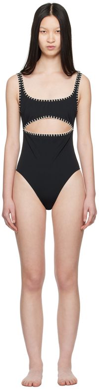 Nanushka Maillot de bain une pièce Sorena noir