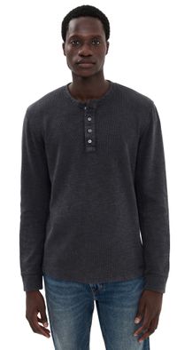 RAILS Soto Henley Washed Black S