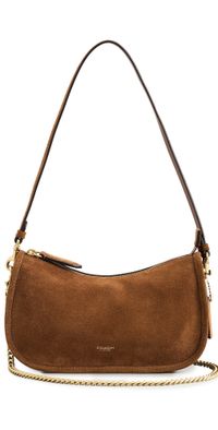 Coach Suede Waverly Bag Warm Brown One Size