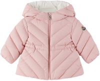 Moncler Enfant Baby Pink Sanaa Down Jacket