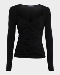 Salem Ruched Jersey Top