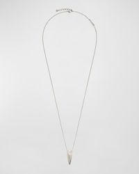 Men's G Tears Silvery Pendant Necklace