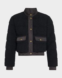 Blandy Tweed Short Down Jacket