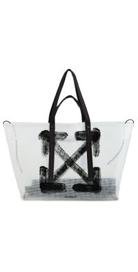 Off-White Heritage Day Off Tote Transparent/Black One Size