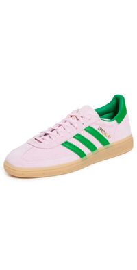adidas Handball Spezial W Sneakers Clear Pink/Green/Gold Metallic 9.5