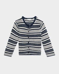 Textured Stripe Cardigan