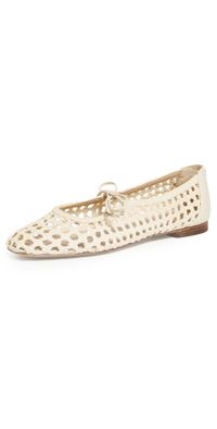 Sam Edelman Marcie Woven Flats Modern Ivory Weave 6.5