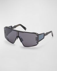 Le Masque Titanium & Acetate Shield Sunglasses
