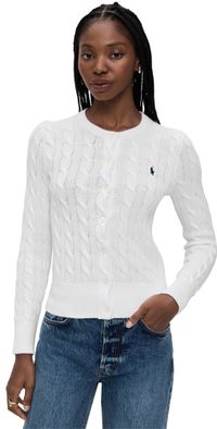 Polo Ralph Lauren Long Sleeve Cardigan White XS