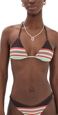 Frankies Bikinis Nick Top Desert Dusk M
