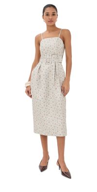Rosie Assoulin Artichoke Dress with Belt Clementine 4