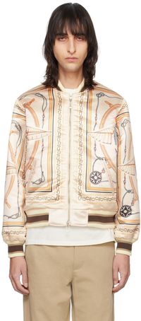 Rhude Multicolor Nautica Bomber Jacket