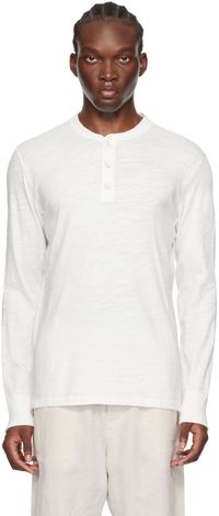 rag & bone White Classic Flame Henley