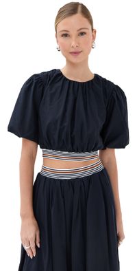 Veronica Beard Gabriela Top Navy S