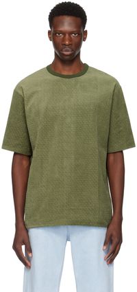 Balmain T-shirt kaki à monogrammes