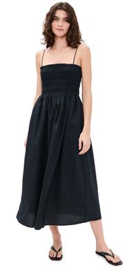 Z Supply Cornelia Poplin Dress Black M