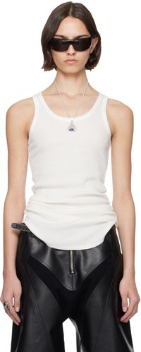 NVL-GARDE White Ribbed Tank Top