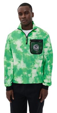 Malbon Golf Malbon x Grateful Dead Cascade Windshirt Green Tie Dye S