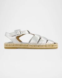 Monri Metallic Fisherman Espadrilles