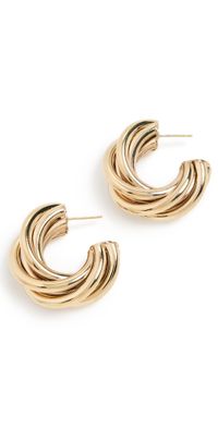 GAS Bijoux Atik Hoop Earrings Gold One Size