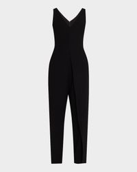 Sleeveless V-Neck Jumpsuit