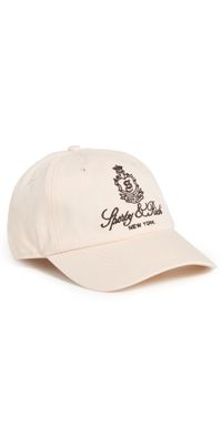 Sporty & Rich Vendome Hat Ecru One Size