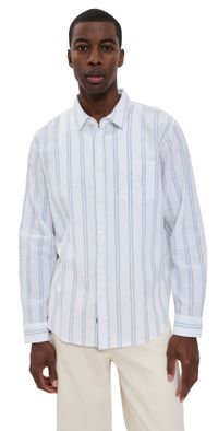 RAILS Clyde Shirt White Azure S
