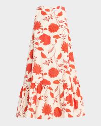 Jessie Floral Flounce Mini Dress