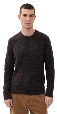 Alex Mill Donegal Crew Neck Sweater Pinot Noir S