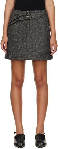 BONBOM Gray Rhee Miniskirt