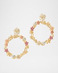 Wildflowers Gathered Hoop Earrings